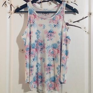 Mudd - Floral Racer Back Tank top